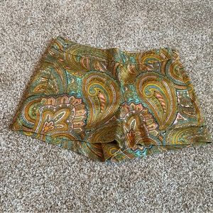 J. Crew chino patterned shorts (Size 0/XS)
